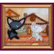Bead Embroidery Magnet Kit "On the roof"