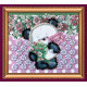 Bead Embroidery Magnet Kit "Bear and Camomiles"