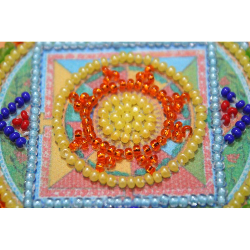 Bead Embroidery Magnet Kit "Oriental pattern - 1"