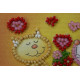 Bead Embroidery Magnet Kit "I love you"