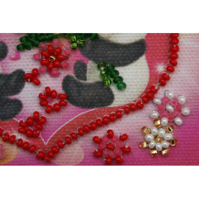 Bead Embroidery Magnet Kit "Saint Valentine's Day"