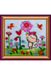 Bead Embroidery Magnet Kit "In a good mood"