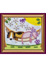 Bead Embroidery Magnet Kit "In hammock"