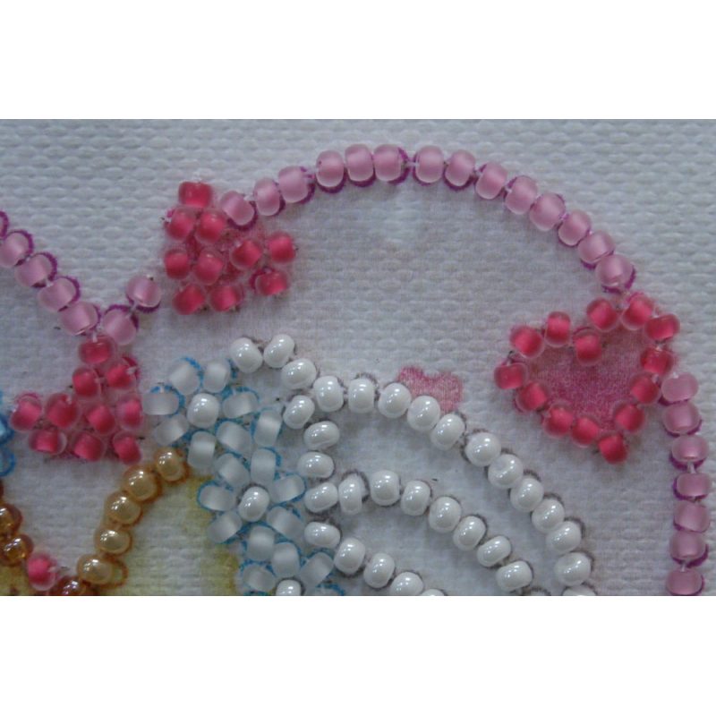 Bead Embroidery Magnet Kit "Just married bears"