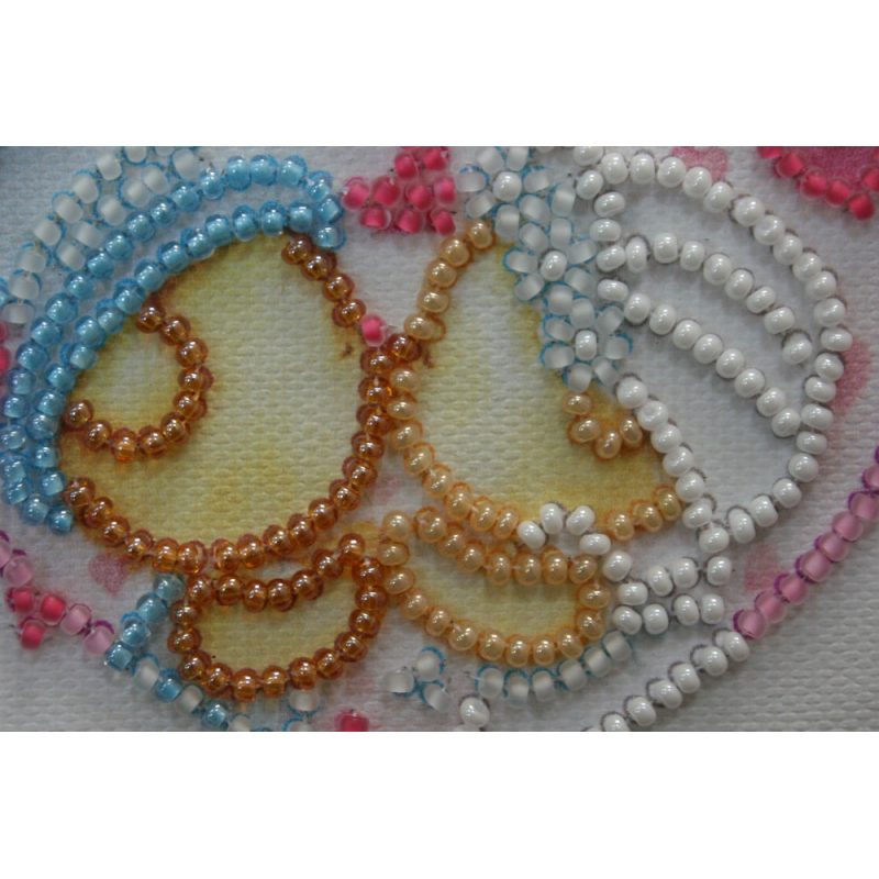 Bead Embroidery Magnet Kit "Just married bears"
