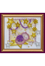 Bead Embroidery Magnet Kit "Cat constellation"