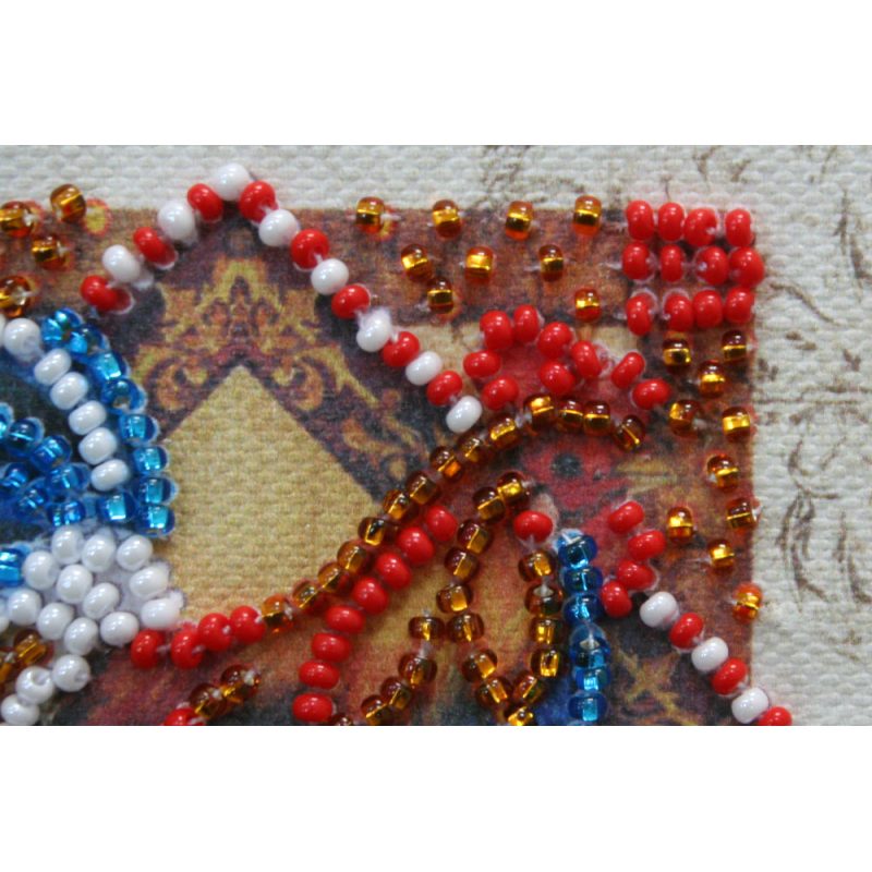 Bead Embroidery Magnet Kit "Pompous cockerel"