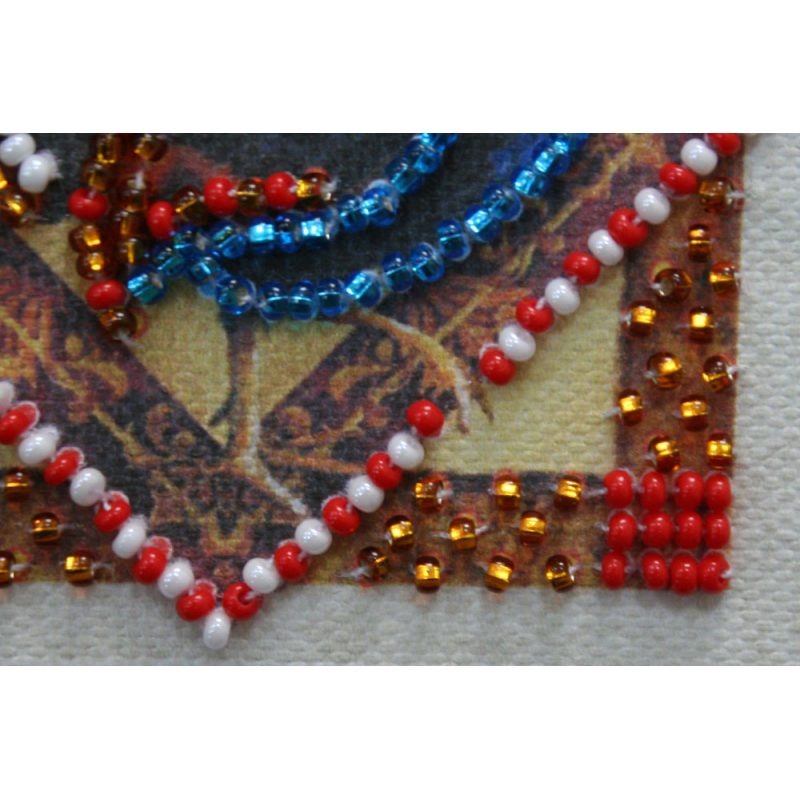 Bead Embroidery Magnet Kit "Pompous cockerel"