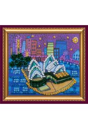 Bead Embroidery Magnet Kit "Sydney"