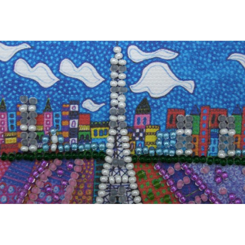 Bead Embroidery Magnet Kit "Paris"