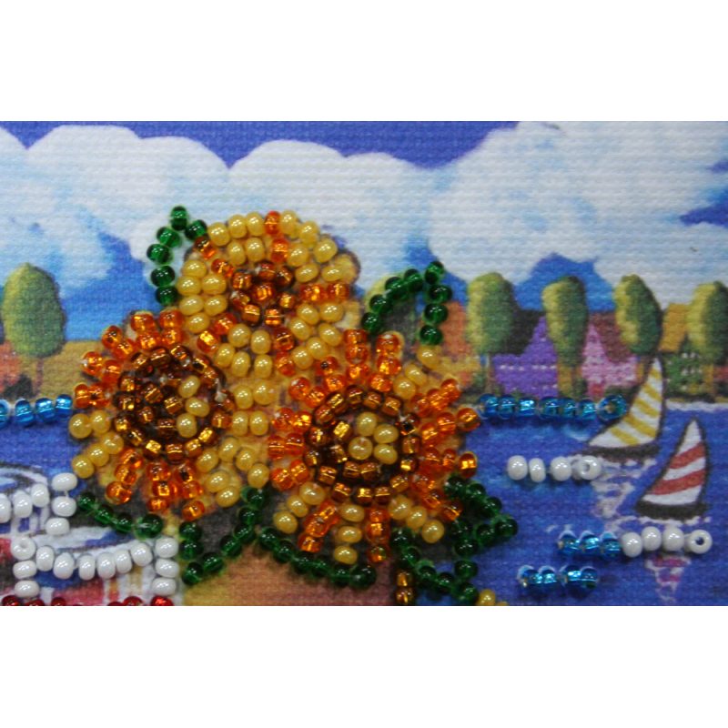 Bead Embroidery Magnet Kit "Romantic date"