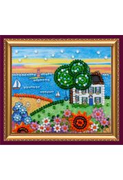 Bead Embroidery Magnet Kit "Hello, sea"