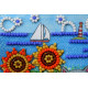 Набір-магніт для вишивання бісером "Курортний роман"