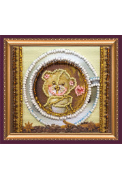 Bead Embroidery Magnet Kit "Mishkin smile"