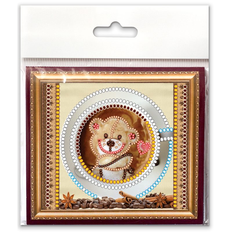 Bead Embroidery Magnet Kit "Mishkin smile"