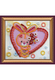 Bead Embroidery Magnet Kit "Bunny"