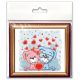 Bead Embroidery Magnet Kit "Hearts (teddy bears)"