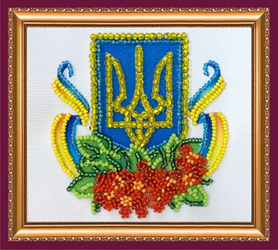 Набір-магніт для вишивання бісером "Калиновий край"