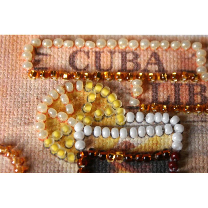 Bead Embroidery Magnet Kit "Cuba Libre"