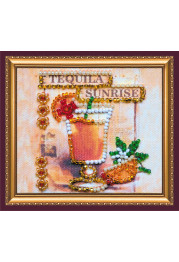 Bead Embroidery Magnet Kit "Tequila Sunrise"