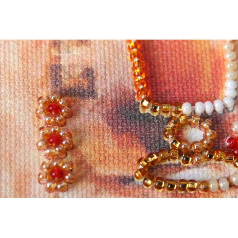 Bead Embroidery Magnet Kit "Tequila Sunrise"