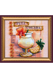 Bead Embroidery Magnet Kit "Pina Colada"