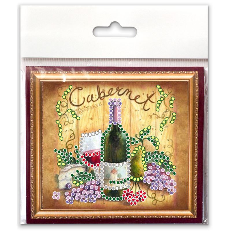 Bead Embroidery Magnet Kit "Caberne"