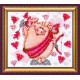 Bead Embroidery Magnet Kit "Amor"