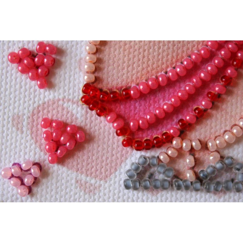 Bead Embroidery Magnet Kit "Amor"