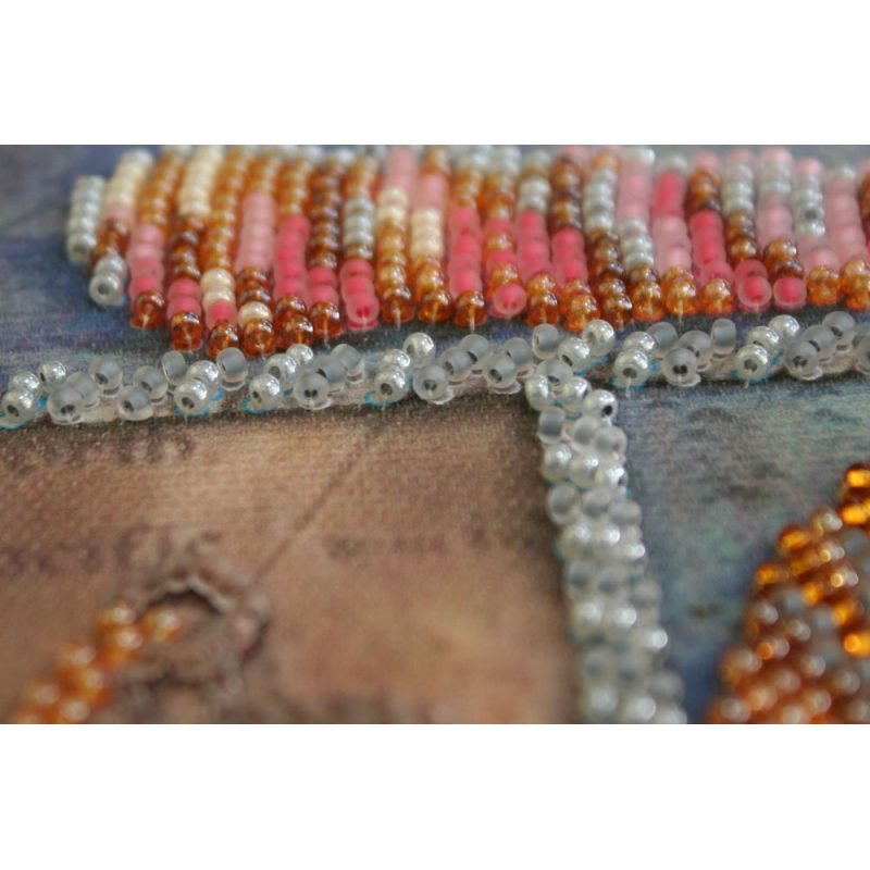 Midi Bead Embroidery Kit on Art Canvas "Seven seas"