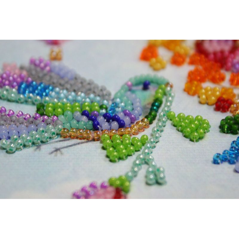 Midi Bead Embroidery Kit on Art Canvas "Everything for you"
