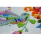 Midi Bead Embroidery Kit on Art Canvas "Everything for you"