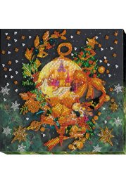 Midi Bead Embroidery Kit on Art Canvas "Tale rises"