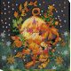Midi Bead Embroidery Kit on Art Canvas "Tale rises"