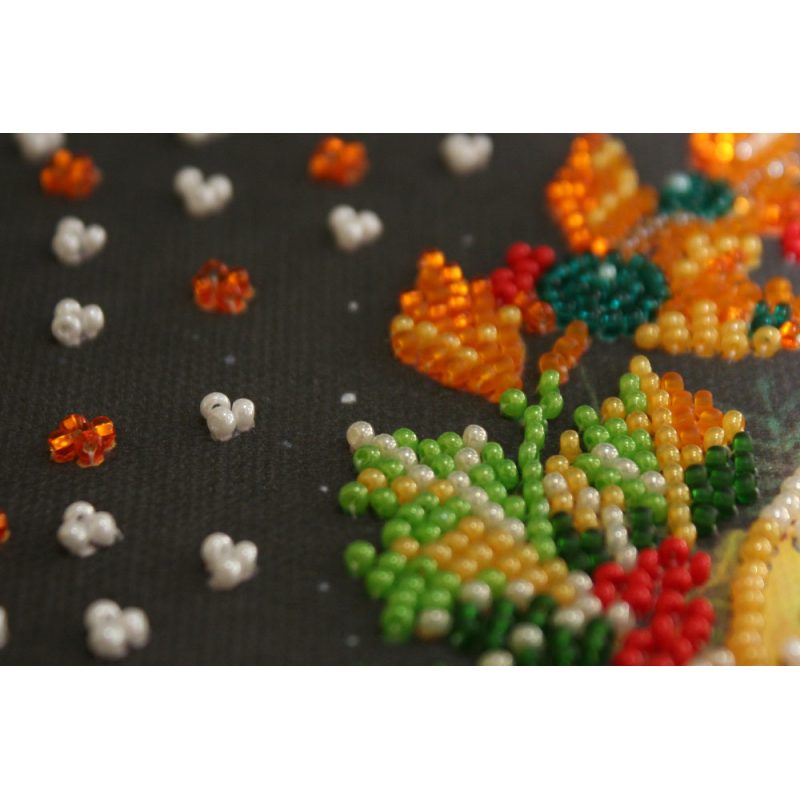 Midi Bead Embroidery Kit on Art Canvas "Tale rises"