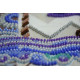 Midi Bead Embroidery Kit on Art Canvas "At the bottom of the sea"