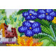 Midi Bead Embroidery Kit on Art Canvas "Earth stars"