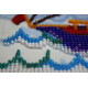 Midi Bead Embroidery Kit on Art Canvas "Passing wind"