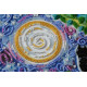 Midi Bead Embroidery Kit on Art Canvas "Together forever"