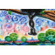 Midi Bead Embroidery Kit on Art Canvas "Together forever"