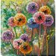 Midi Bead Embroidery Kit on Art Canvas "Multi-colored balls"