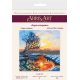 Midi Bead Embroidery Kit on Art Canvas "Dawn of the evening"