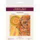 Midi Bead Embroidery Kit on Art Canvas "Sunny lion"