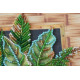 Midi Bead Embroidery Kit on Art Canvas "Lori parrots"