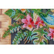 Midi Bead Embroidery Kit on Art Canvas "Lori parrots"
