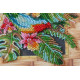Midi Bead Embroidery Kit on Art Canvas "Lori parrots"
