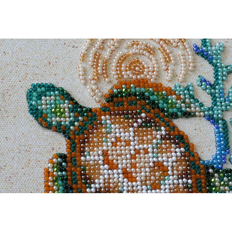Midi Bead Embroidery Kit on Art Canvas "Merpeople"
