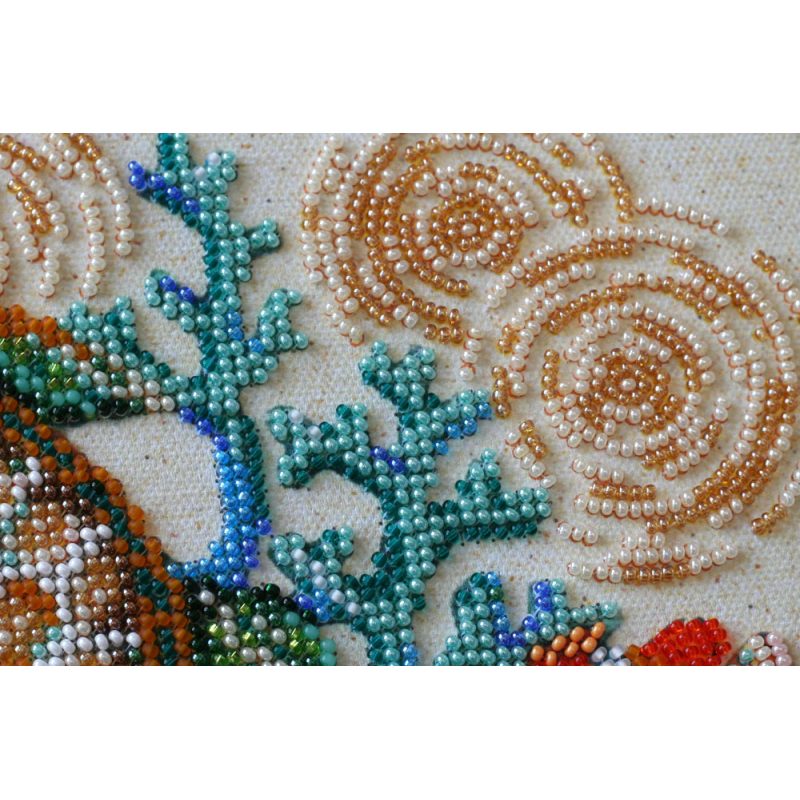 Midi Bead Embroidery Kit on Art Canvas "Merpeople"