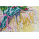 Midi Bead Embroidery Kit on Art Canvas "Umbrella and tulips"