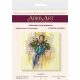 Midi Bead Embroidery Kit on Art Canvas "Umbrella and tulips"